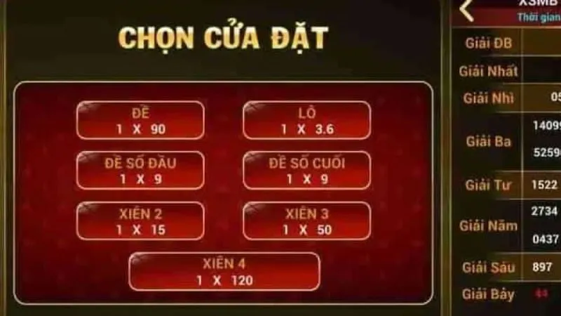Đa dạng mức cược phù hợp mọi đối tượng