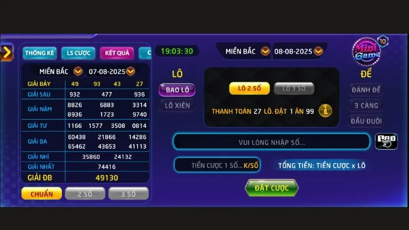 Trải nghiệm lô đề trực tuyến tại Rikvip